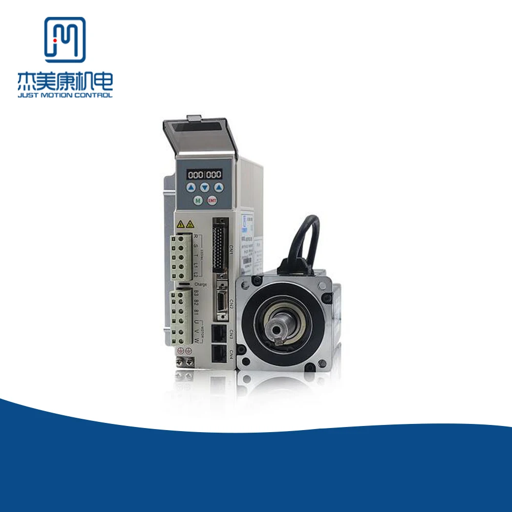 

JMC Factory direct saleHigh voltage AC servo motor drive kit 17bit 200w 3000rpm 0.64NM 60mm 220V 60JASM502230K-17BC+JASD2002-20B