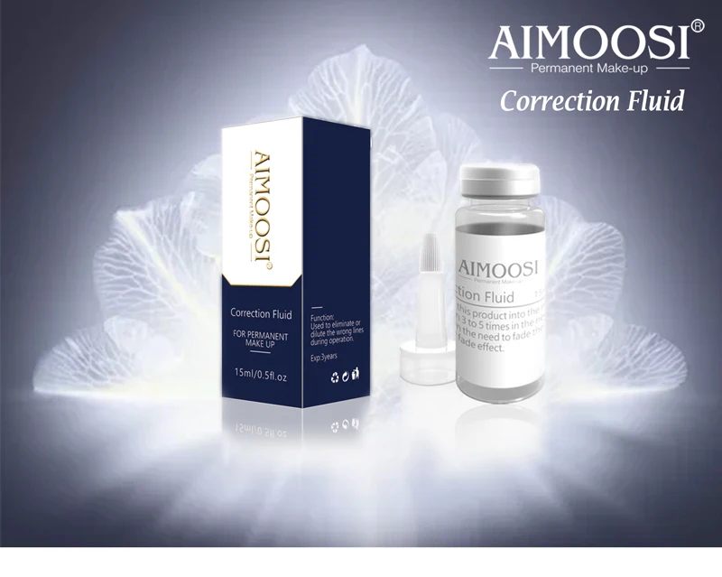 2 бутылки Aimoosi корректирующая жидкость для удаления татуировки перманентный макияж чернильная линия для бровей подводка для глаз и губ во время работы татуировки