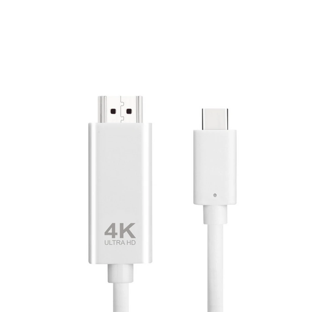 Портативный кабель типа C HD адаптер HDMI конвертер 4K x 2K HDTV Plug Play для MacBook|Адаптеры