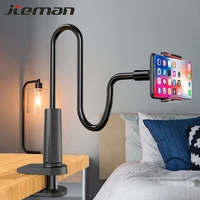 lazy phone holder for iphone smartphone flexible desk bed car mount clip 360%c2%b0 rotation cellphone stand support telephone 4 6 5
