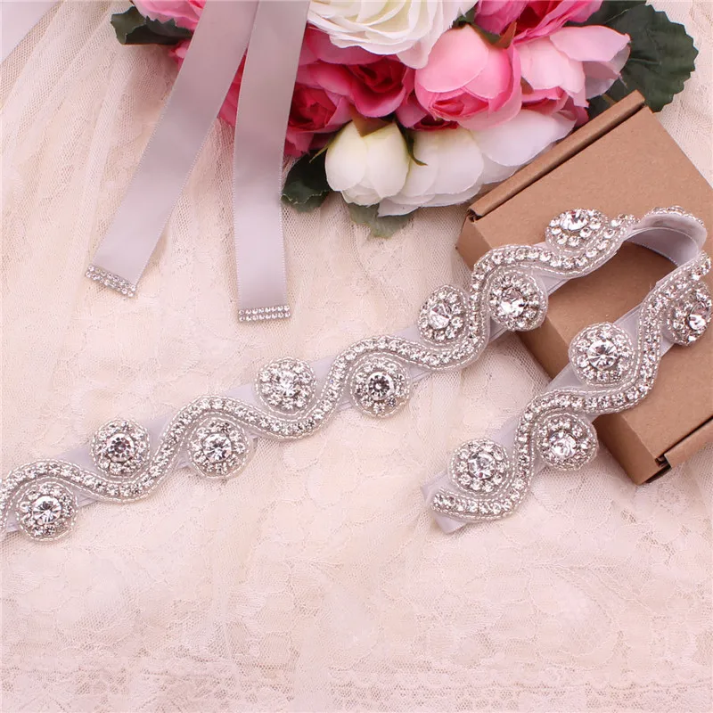 Свадебные туфли с украшениями в виде серебристых кристаллов Стразы Жемчуг