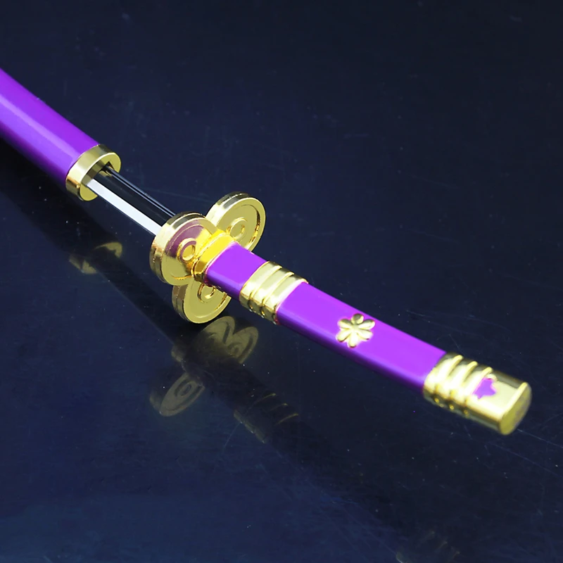 

ONE PIECE Roronoa Zoro Yamato Ame No Habakiri Autumn Water 25CM Metal Weapon Model With Scabbard Katana Anime Props Kid Toy Gift