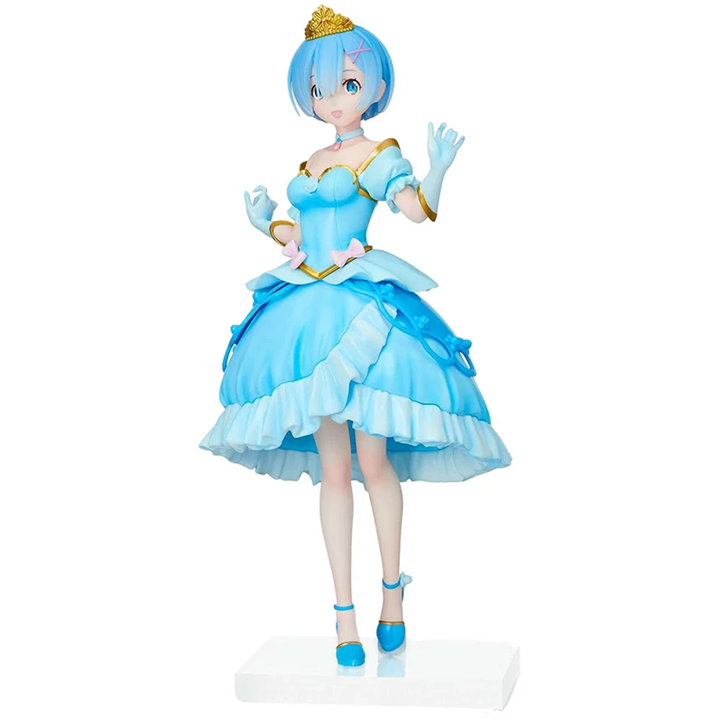 

Dynamic Original Sega SPM Anime Action Figures -Re: Life In A Different World From Zero- Princess Dress Rem PVC Model Toy Doll