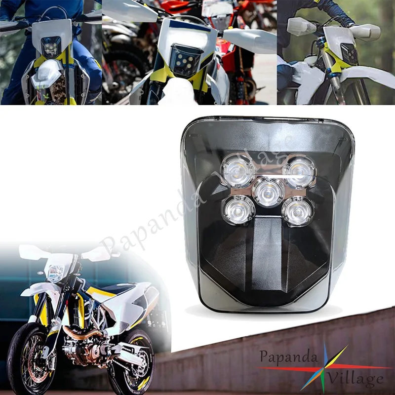 

Передсветильник светодиодный фонарь для мотокросса Enduro, передняя фара в сборе для Hus FE250 FE350 FE450 TE/FE/FC/TC 501 Supermoto 701 2014-2020