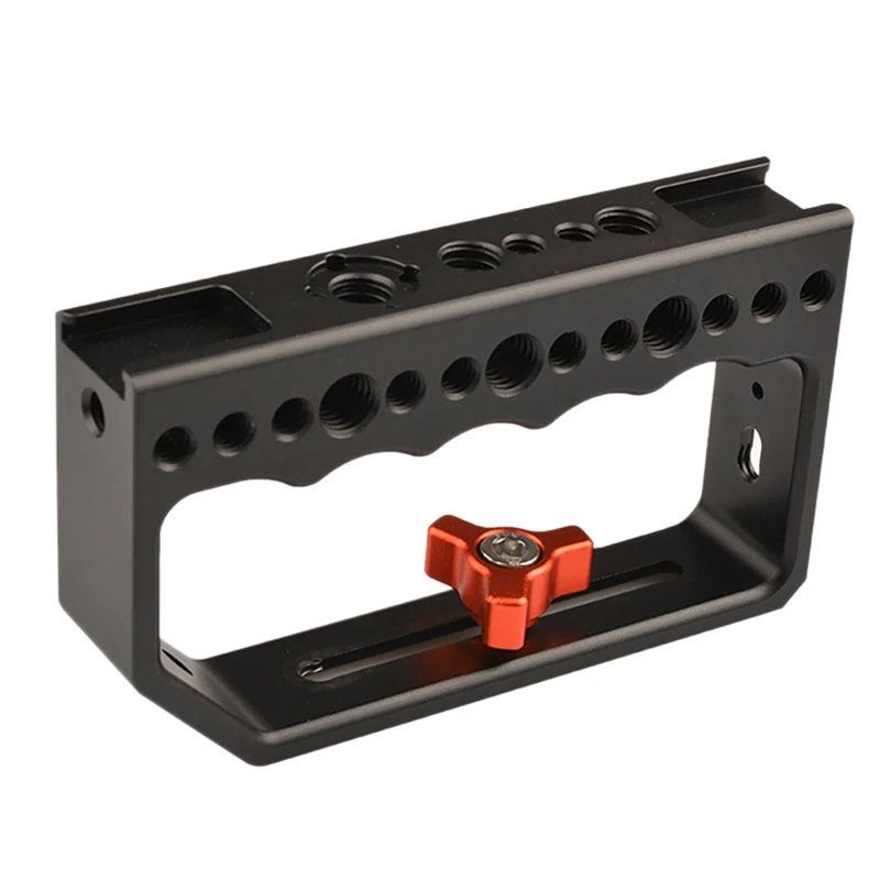 

Camera Handle Universal Camera Stabilizing Grip With Cold Shoe Mount 1/4Inch 3/8Inch Screw Holes For Camera Photography