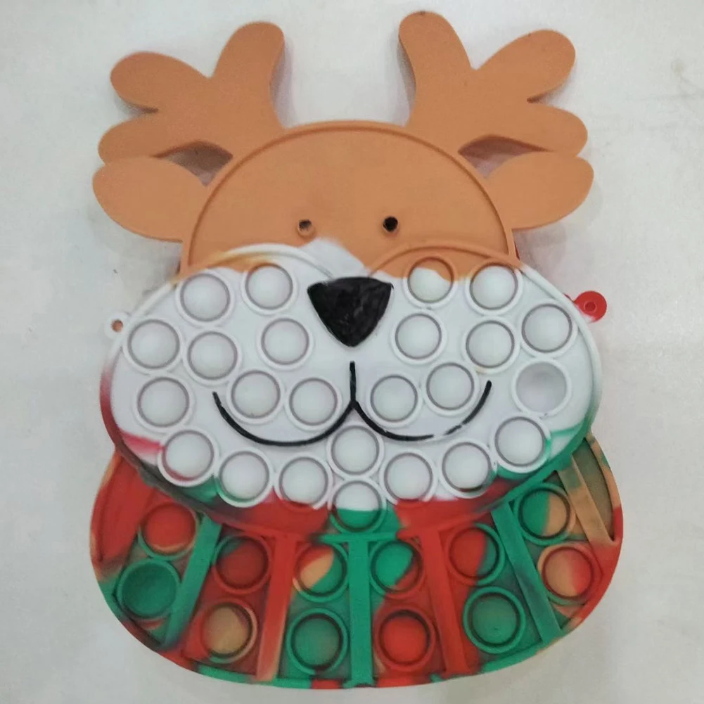 

Креативная пузырчатая сумка через плечо, силиконовая пузырчатая игрушка, сенсорная игрушка для взрослых и детей, расслабляющая сумка-мессе...