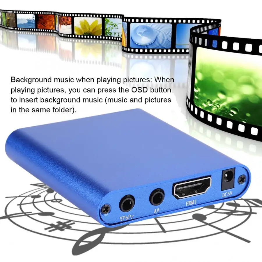 K7 1080P Мини HD медиа Аудио Видео плеер жесткий диск новый | Электроника