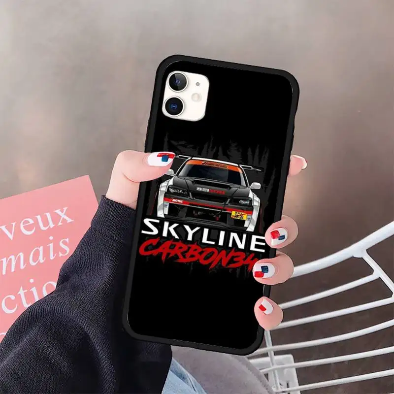 

Nissan Skyline Gtr R34 Phone Case for iPhone 11 12 pro XS MAX 8 7 6 6S Plus X 5S SE 2020 XR