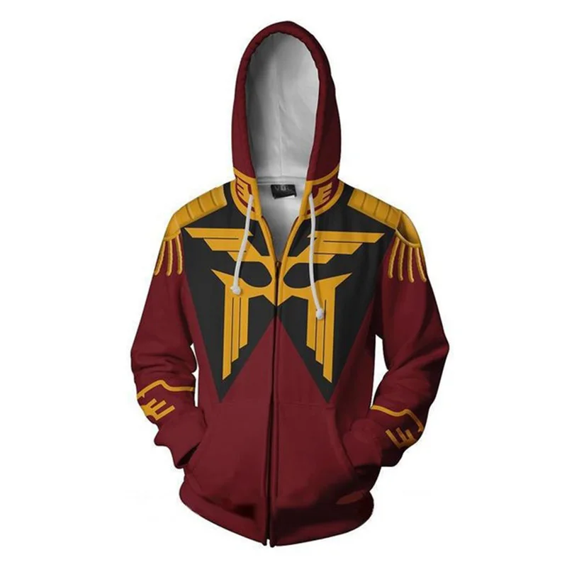 

Anime Hoodie Sweatshirts GUNDAM Cosplay Costumes Anime Woman Men Jackets Coat Top