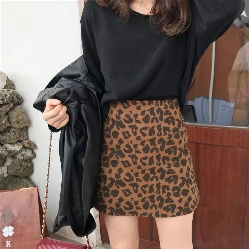 Разноцветная Повседневная элегантная юбка на молнии выше колена короткая