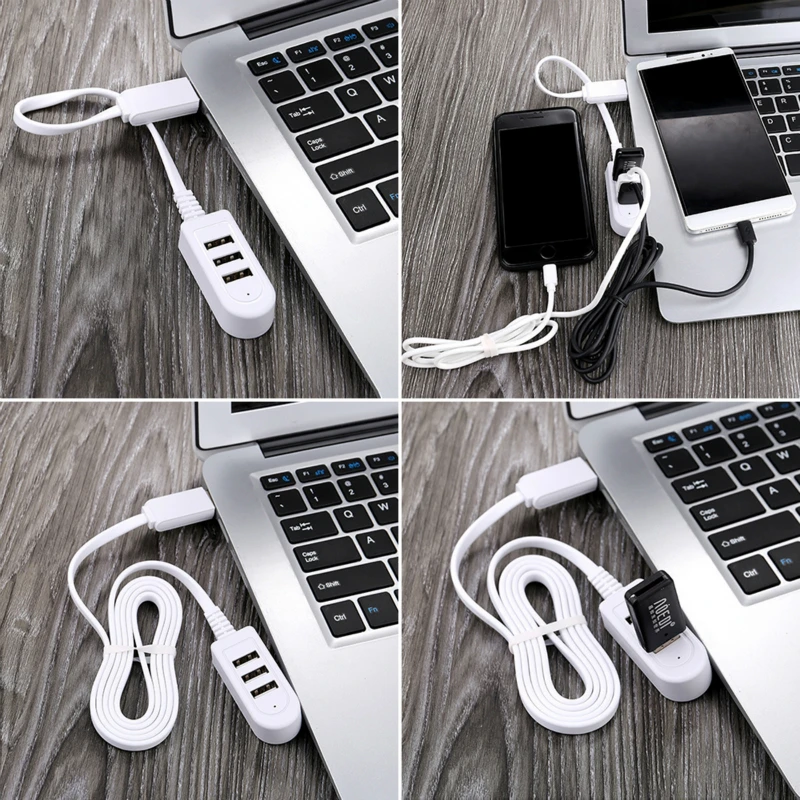 Мини-USB 3usb Многофункциональный 3A зарядное устройство конвертер Расширение линии многопортовый концентратор Мини usb мини-USB