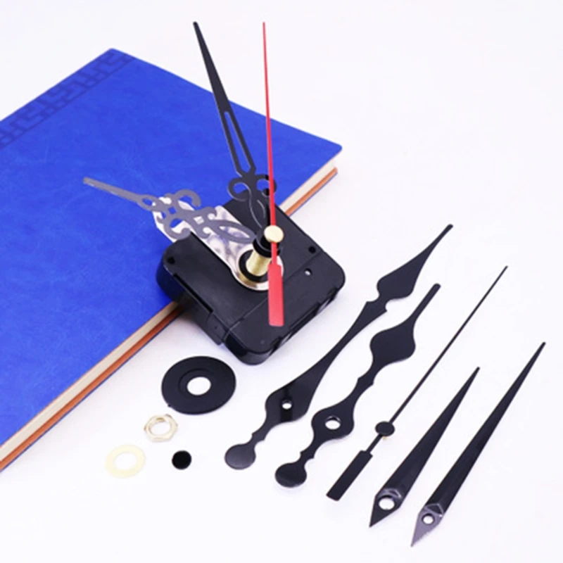 

High Torque Long Shaft Clock Movement Mechanism with 3 Pack Different Size Hands