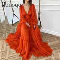 new prom dresses long sleeve off the shoulder princess dress 2020 tulle lace up formal evening party dresses plus size