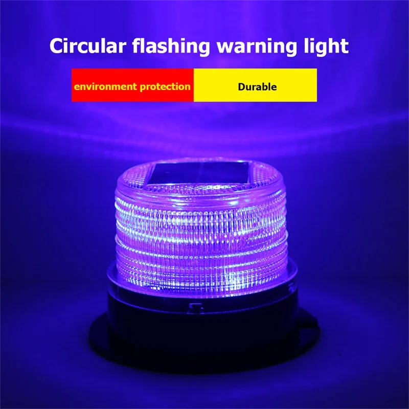 OUFULA индисветильник солнечной энергии красный синий фонасветильник магнитное