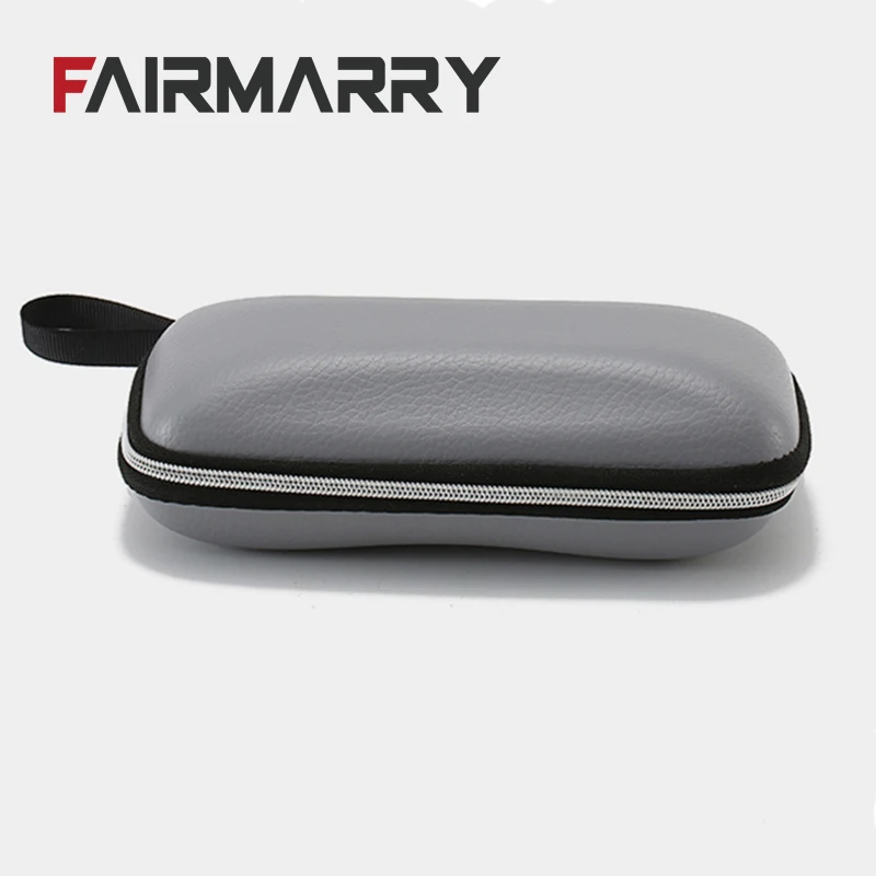 

Gorgeous PU Zipper Sunglasses Case Solid Organizer For Sunglasses Unisex Artificial Leather Glasses Case For Men Women