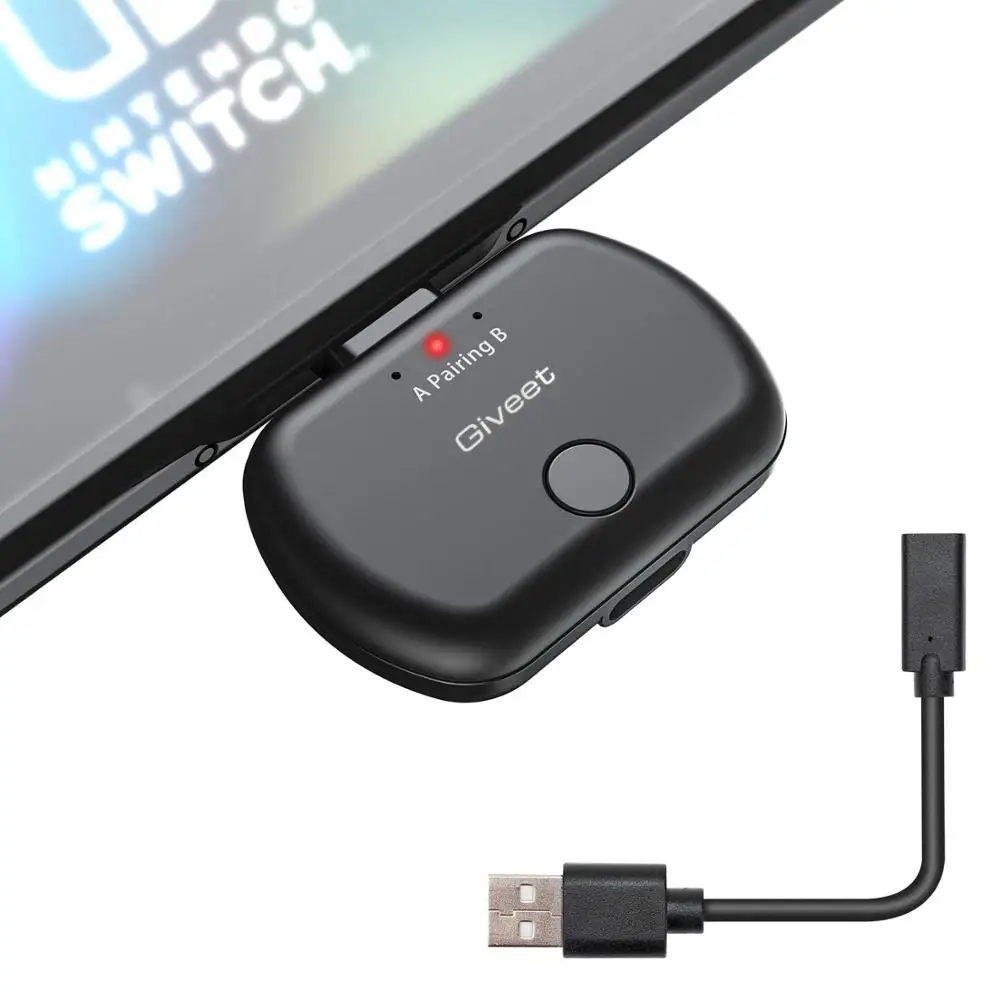 Портативный Bluetooth 5 0 usb type C Aptx аудио передатчик с низкой задержкой беспроводной