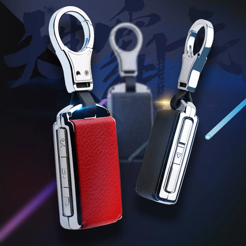 

Подходит для Volvo S90 key V90CCXC90, чехол для автомобильного ключа 18 XC60, кожаный чехол для ключа