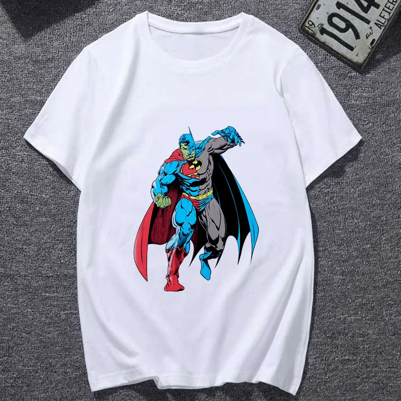 2020 Новая летняя забавная Футболка с принтом супергероя Женская Harajuku эстетика