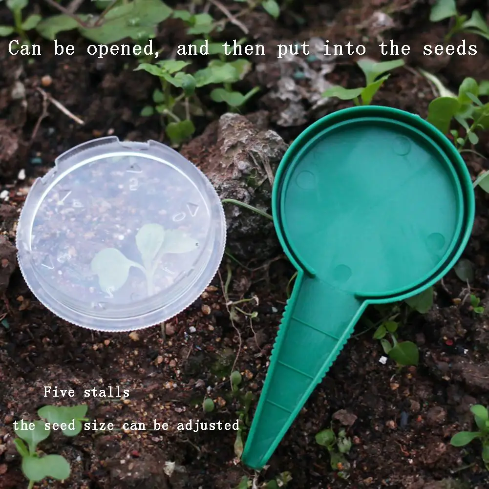Ручная мини сеялка для семян полезные пластмассовые садовые инструменты семена
