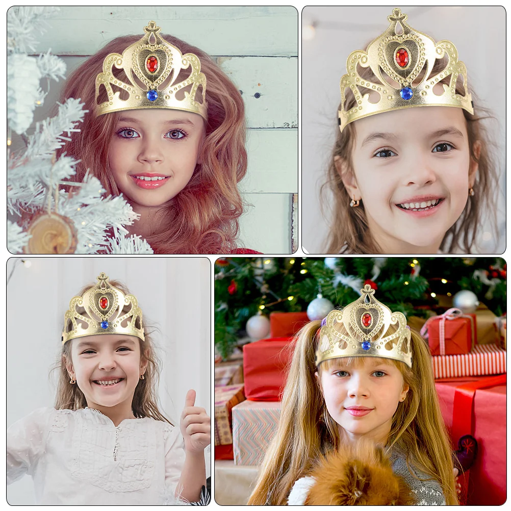 Diademas con forma de corona de cumplea&ntilde;os, 12 piezas, diademas para ni&ntilde;os, coronas para fiesta de cumplea&ntilde;os-1