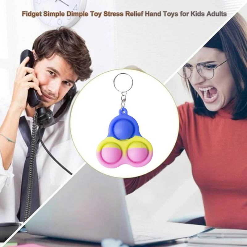 

Safe Silicone Key Ring Stress Relief Toys Can Greatly Relieve The Tension Of The Brain Toys Are Also Children Like Hand Toys