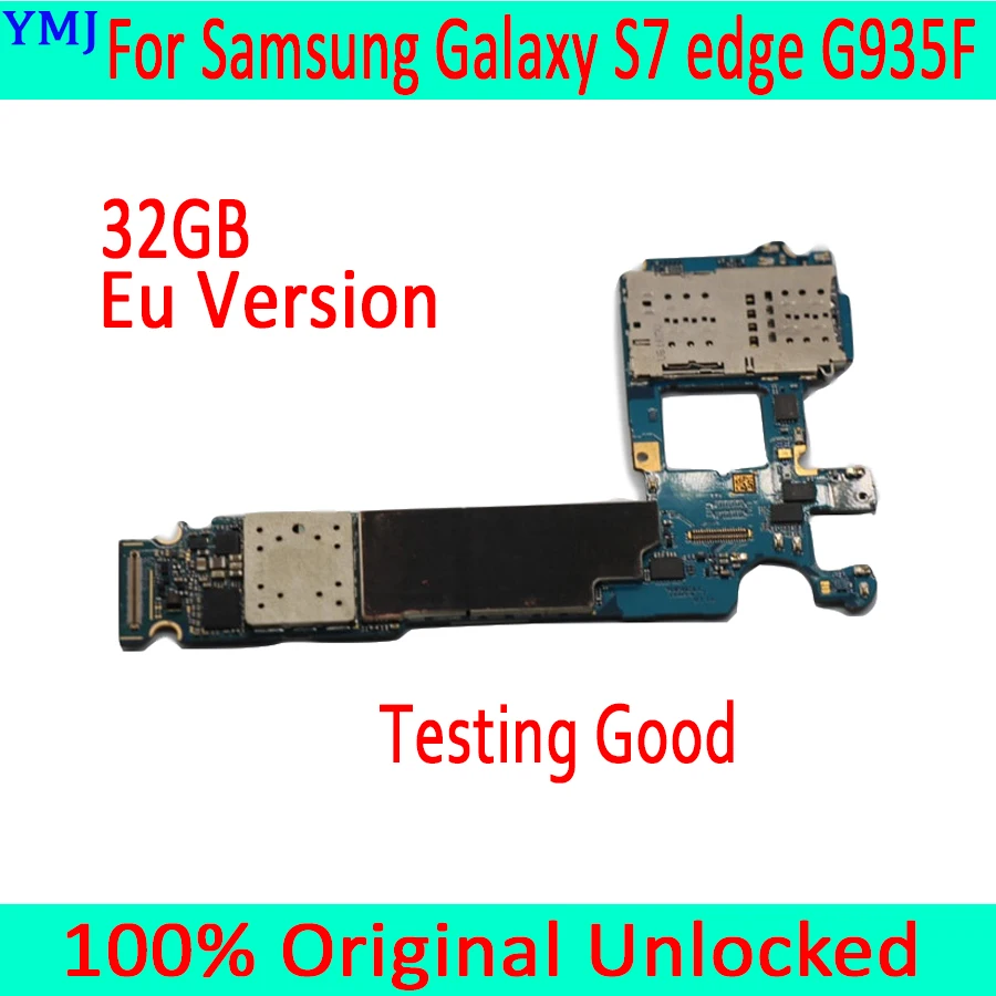 32 Гб для Samsung Galaxy S7 edge G935F G935FD G930F G930FD G930V /T/A/U/P материнская плата с полными чипами, оригинальная разблокированная логическая плата