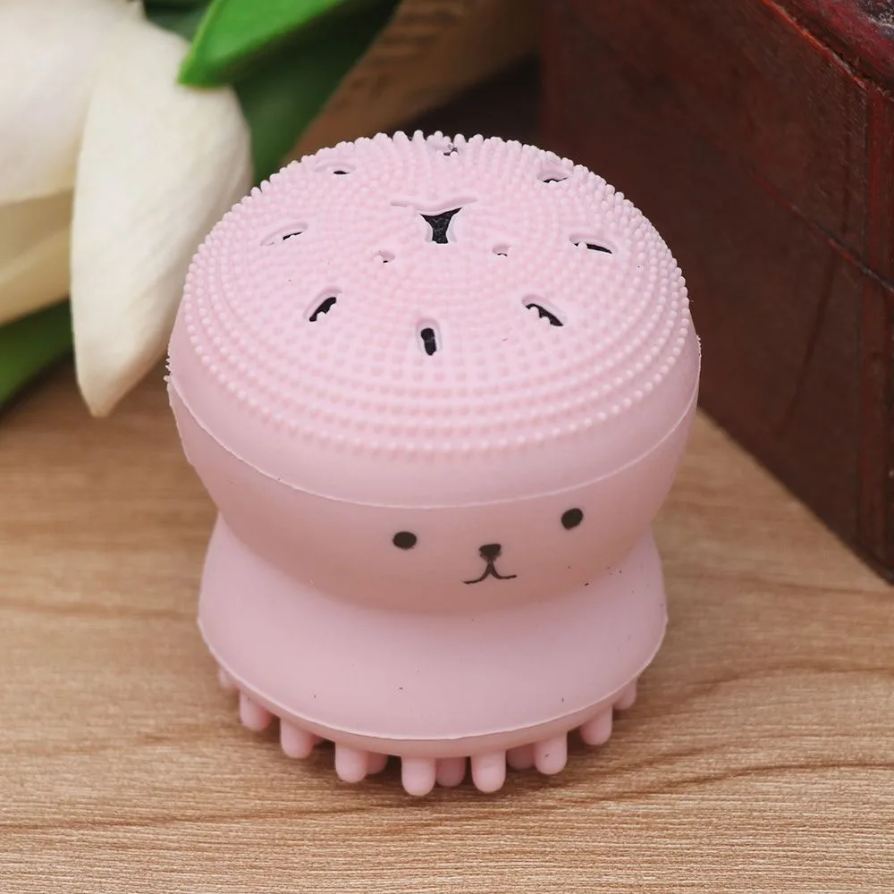 1 шт. симпатичный очиститель для лица ручная стирка осьминог отшелушивающая