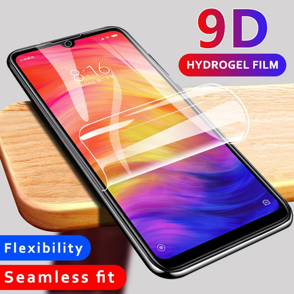 Защитный экран 500D гидрогелевый для Xiaomi Redmi 4X 4A 5A 6A S2 стекло на 3 3S 4 Prime 5 Plus 6