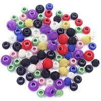 20pcs spacer beads mesh net round ball alloy for european charms bracelets jewerlry diy findings