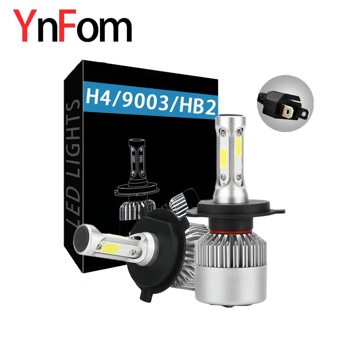 YNFOM LED H4 9003 HB2 используется для низкой светильник и туман позиции по различным Subaru
