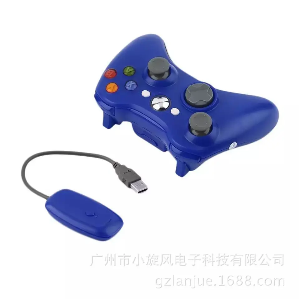 Прозрачный Беспроводной/проводной контроллер для Xbox 360 геймпад джойстик для X box 360 Jogos пульта Win7/8/10 шт. игровой джойстик - Цвет: Прозрачный
