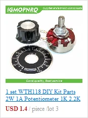 10 шт./лот 3296W-1-504LF 3296 Вт 504 500K Ом верхнее регулирование многооборотный Подстроечный резистор потенциометр Высокая точность переменный резистор