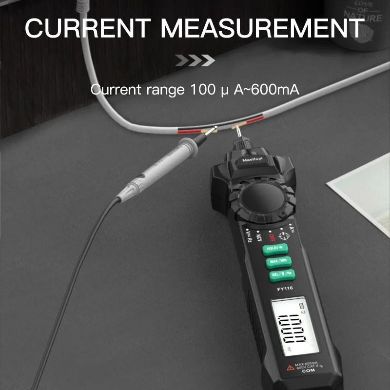 

Digital Multimeter Auto Intelligent Sensor Pen Tester 6000 Counts multimeter + Screwdriver Voltage Meter Multimetre With Flashli