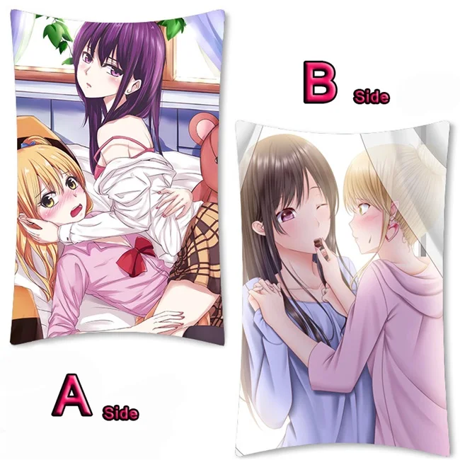 08 Аниме цитрусовые Aihara Yuzu Aihara Mei милый Dakimakura длинная подушка для объятий чехол кровать подушка Pilow крышка 2WAY 35x55 см - Цвет: 08