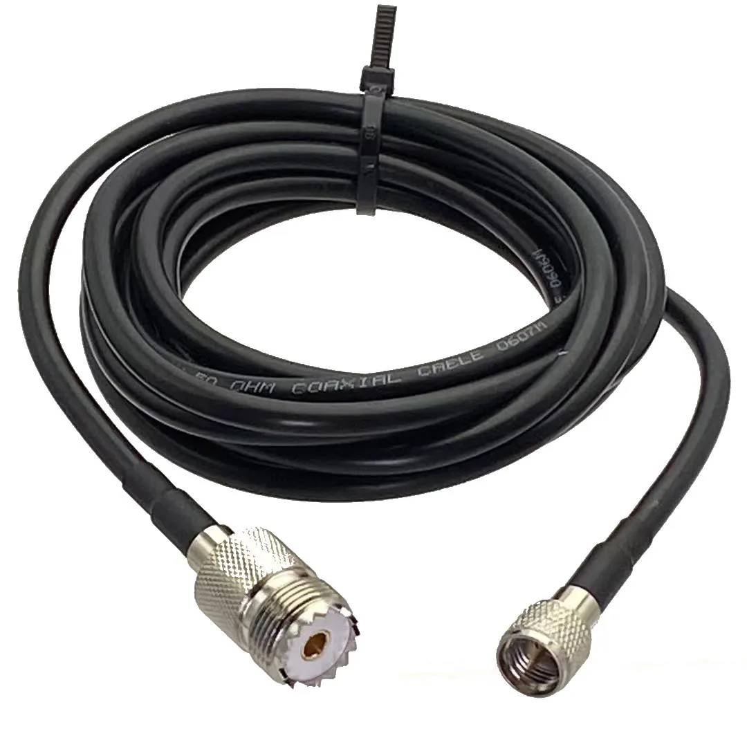 1 шт. RG58 кабель UHF SO239 гнездовой разъем для Mini штекер коннектор RF коаксиальный