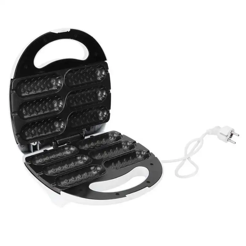 850w 6 holes electric hot dog maker multifunction bread sausage breakfast machine eu 220v kitchen cooking appliances free global shipping