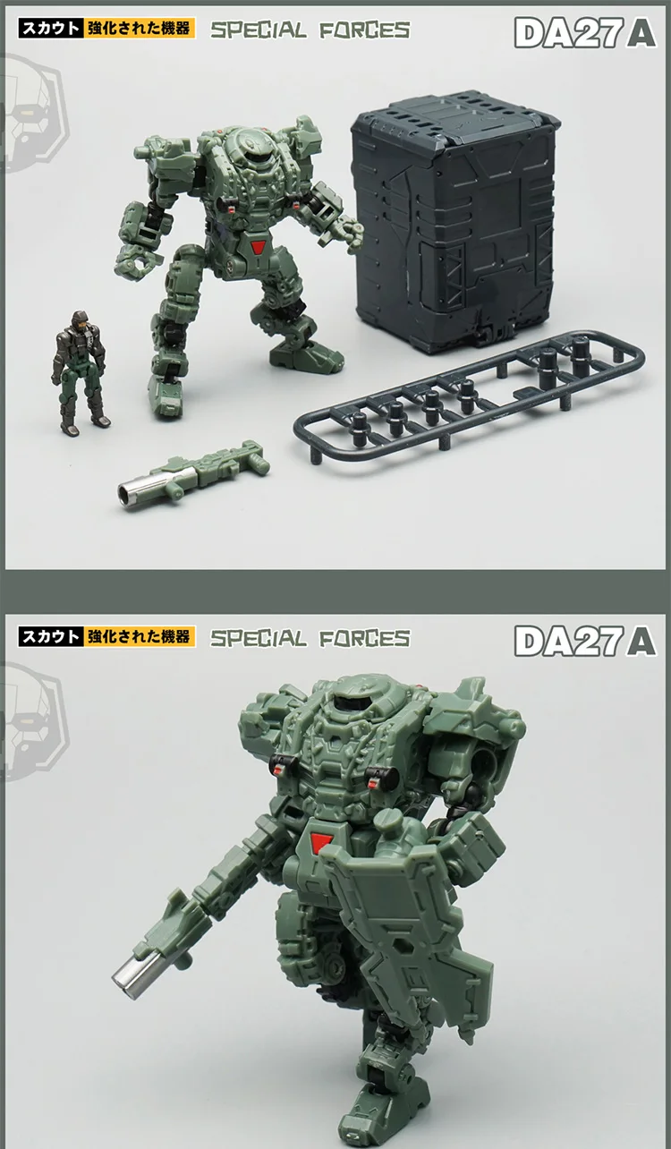 MFT DA27 DA-27 трансформация Diaclone power ed-suit power Suit Black Mech Solider Lost Planet фигурка игрушки