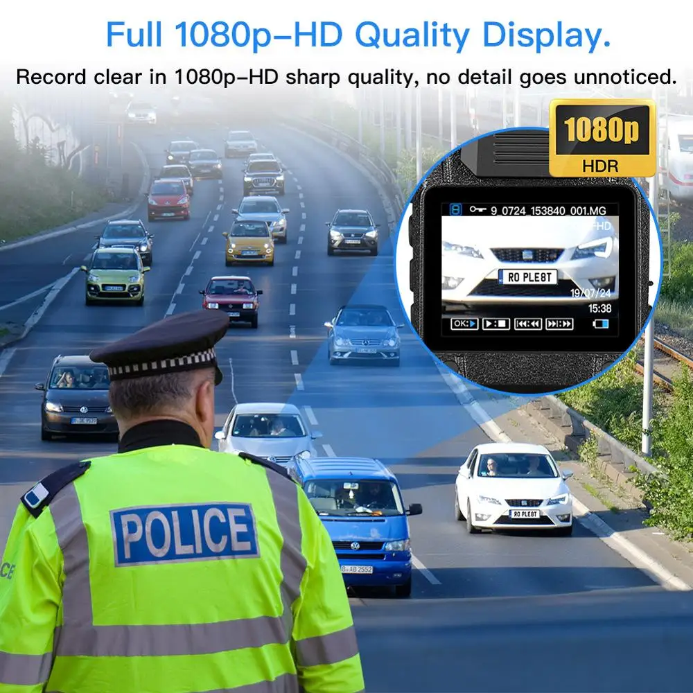 BOBLOV 1080P HD 32 Гб нательная камера портативная многофункциональная 170 ° ИК ночного