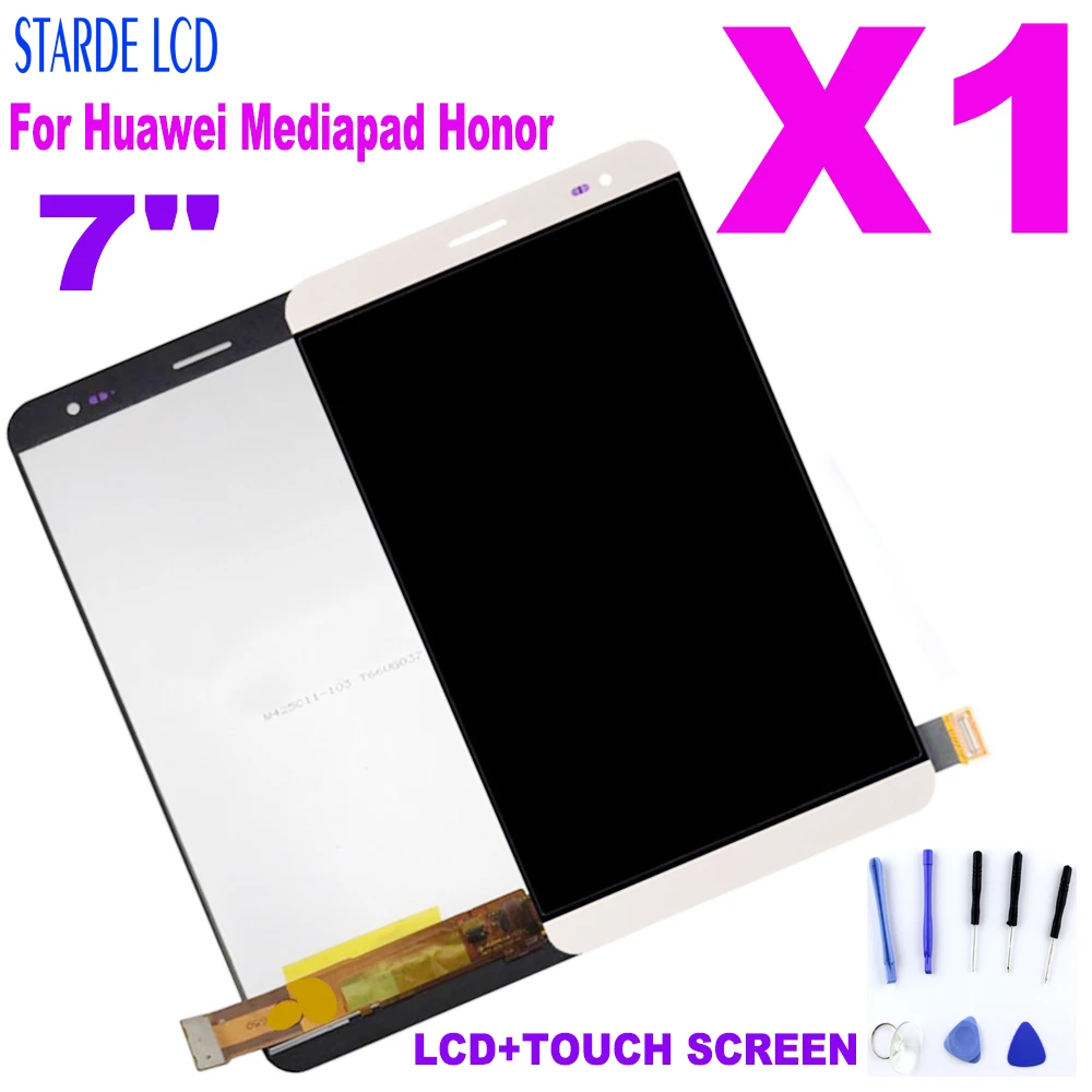 ЖК дисплей 7 дюймов для Huawei Honor X1 с сенсорным экраном и дигитайзером в сборе