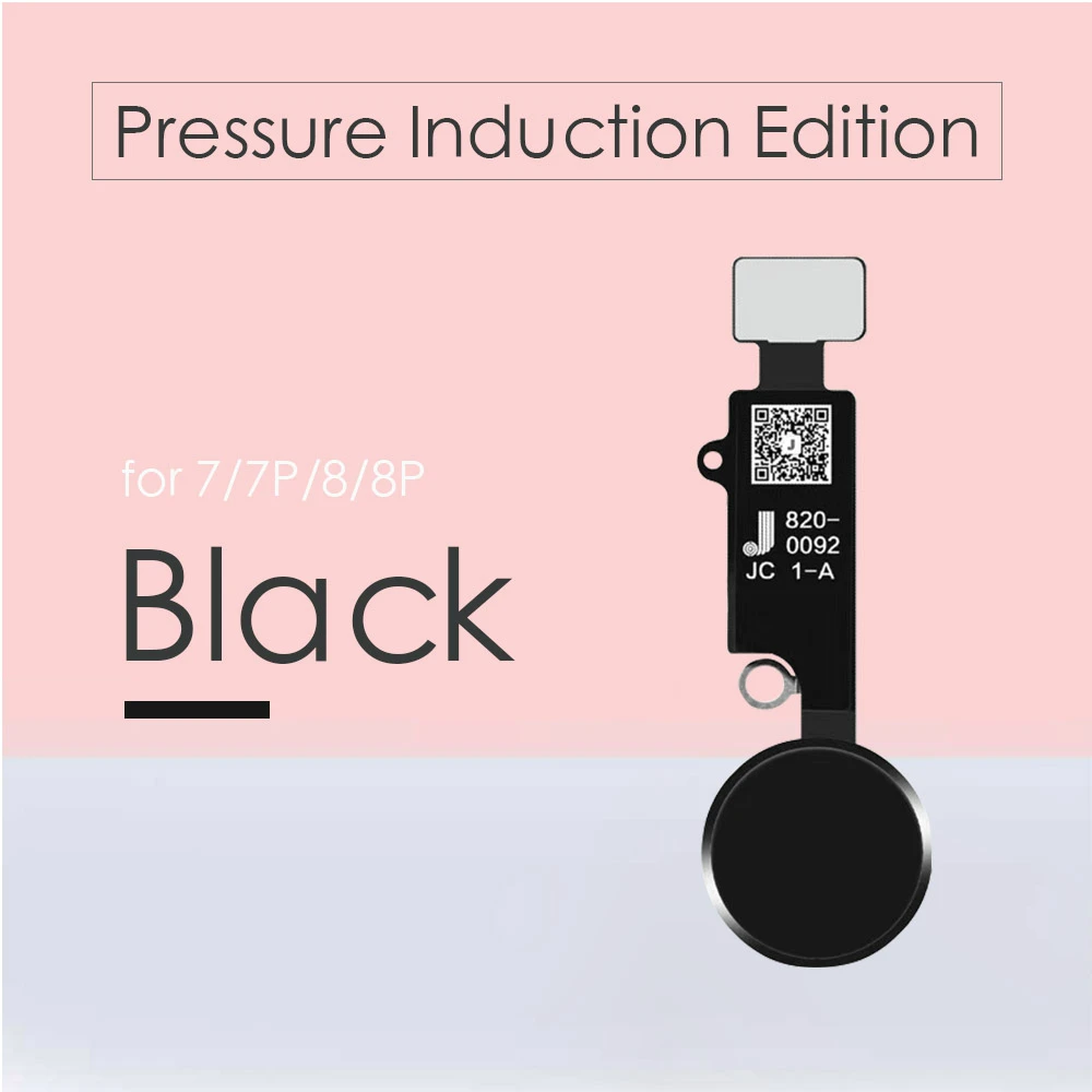 JC Meibi-Press-Black JC/Meibi 5th YF HX 3rd Gen универсальная кнопка home для iPhone 7 7G 8 8G Plus клавиатура меню Функция возврата без touch ID - Цвет: JC Meibi-Press-Black
