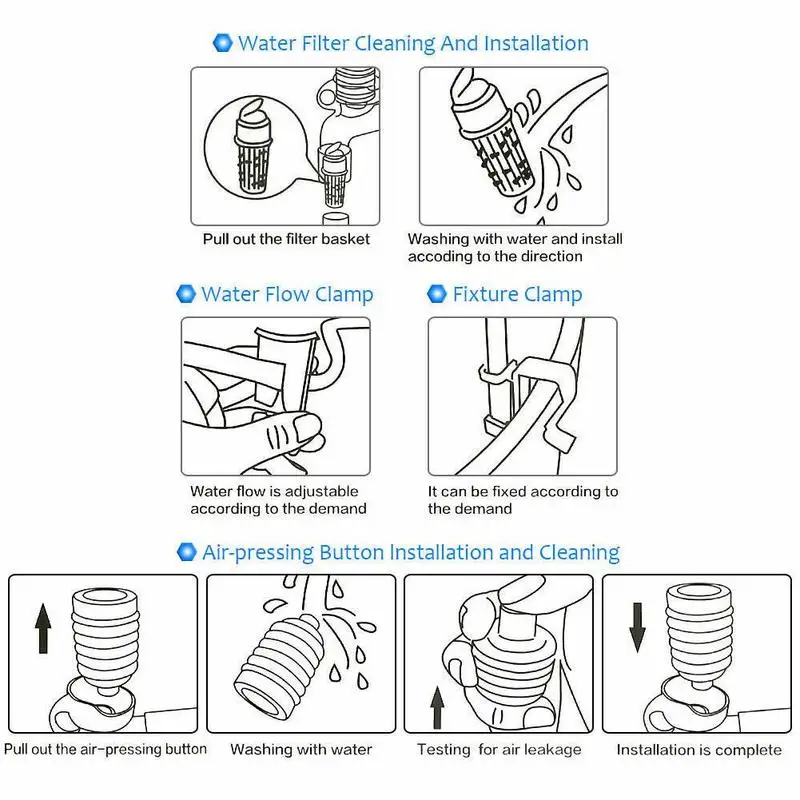 Manual Air-pressing Aquarium Gravel Cleaner Kit Fish Tank Water Changer Sand Washer with 3ft Soft Hose and Flow Clamp | Дом и сад