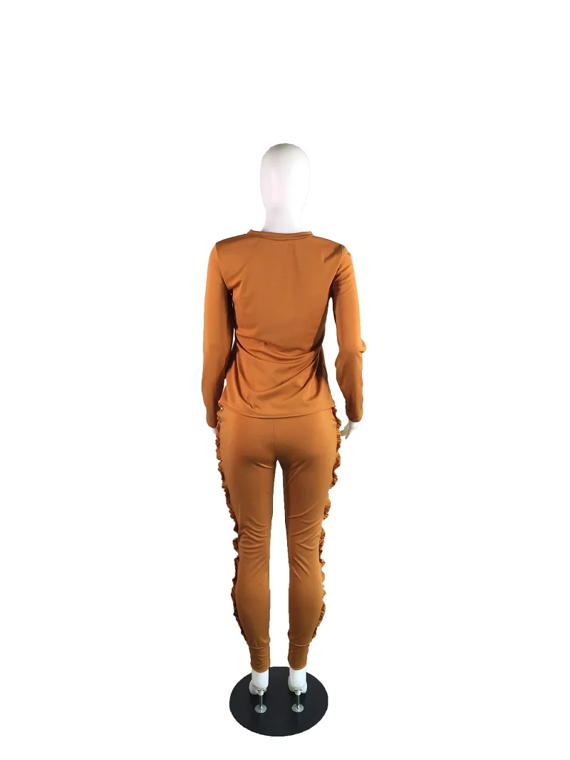 

New Outdoor Sport Sets Women Gym Suits Running Suit Two Piece Solid Long-Sleeved Workout Clothes For Women Street Style Clothes