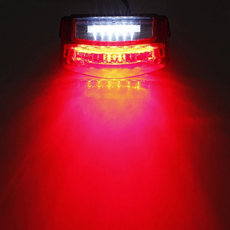 

Universal Motorcycle LED Tail Light Brake Indicator Lamp Motorbike Rear Lamp Modified Accessories Decorative Light Hot