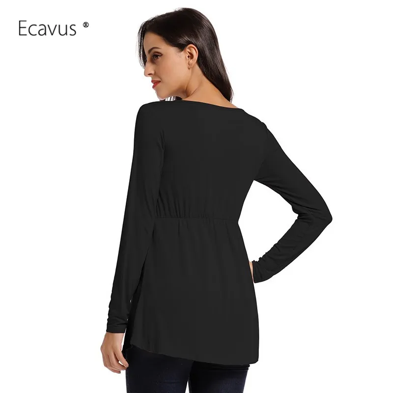 Топ для кормящих матерей с V образным вырезом одежда грудного вскармливания топы