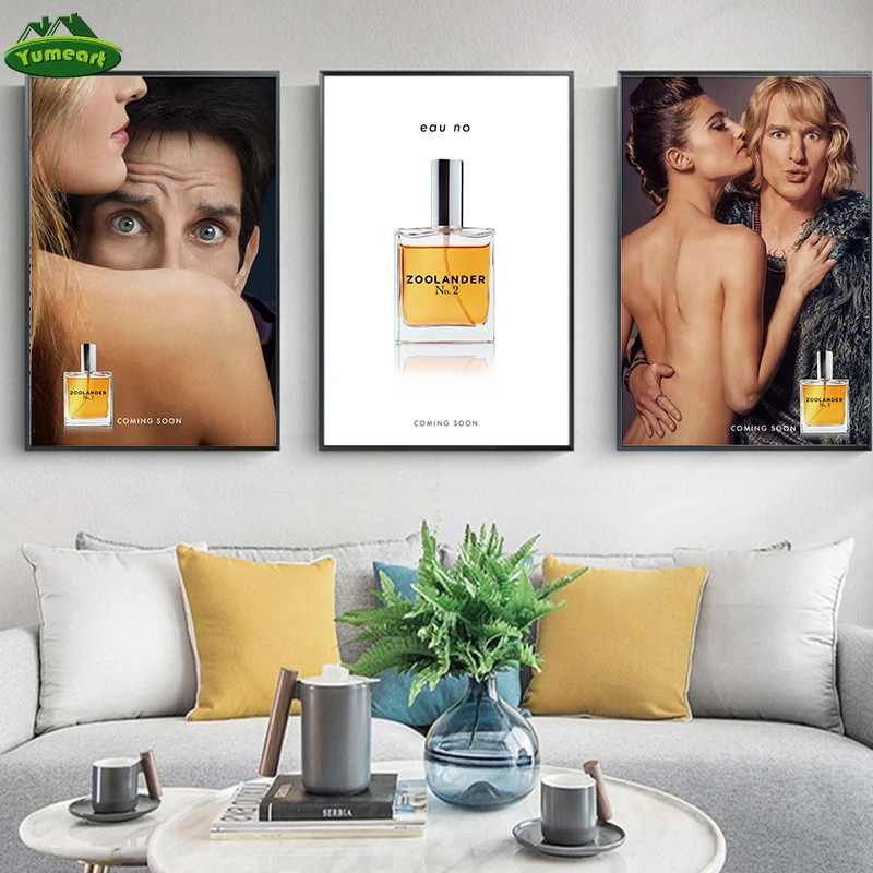 

Zoolander No.2 домашний декор, сексуальная Очаровательная Картина на холсте для женщин и мужчин, модная картина на стену для гостиной, домашний де...