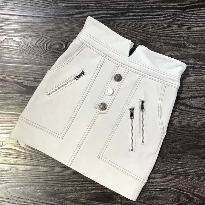 

Женская юбка из натуральной кожи