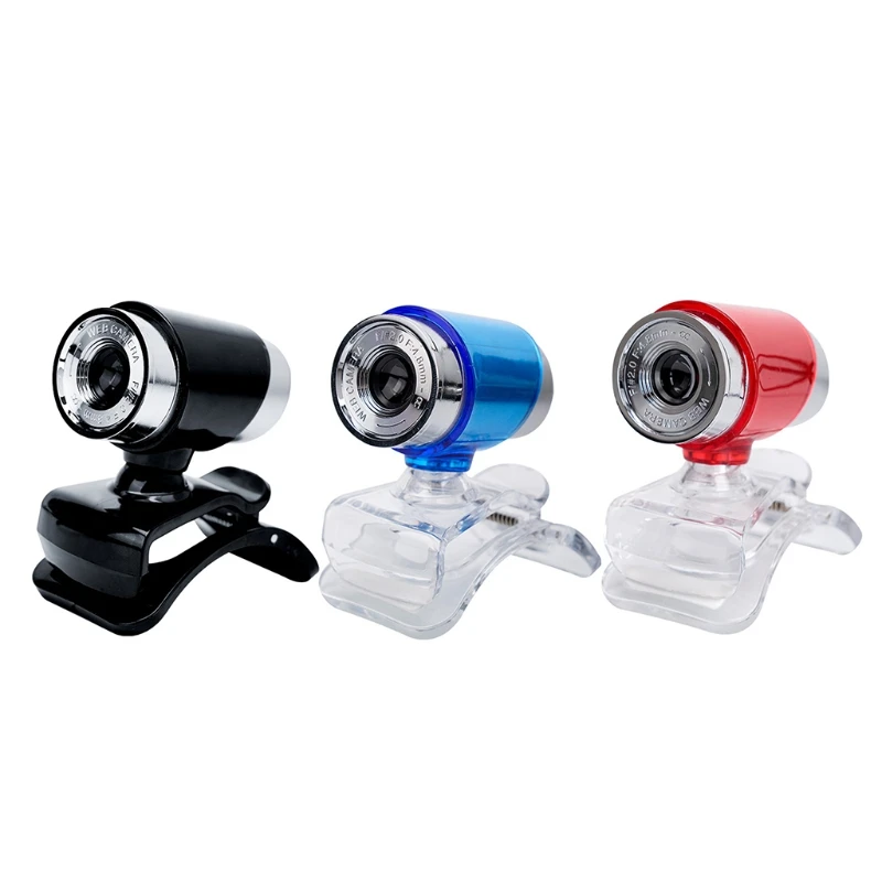 

720P USB Webcam Built-in Microphone Computer Live Broadcast Clamp Web Camera