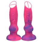 Реалистичный искусственный пенис, анальный фаллоимитатор с присоской, игрушка для взрослых