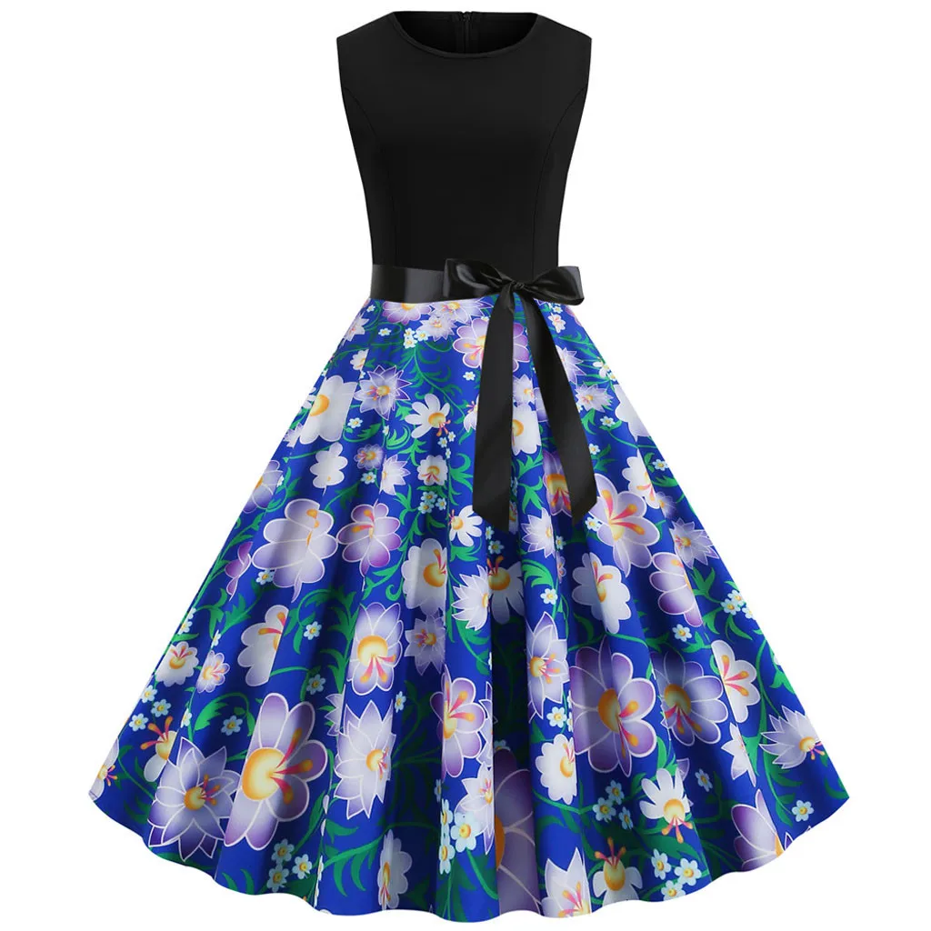 Женское платье SAGACE сексуальное винтажное с принтом женское тонкое вечернее без