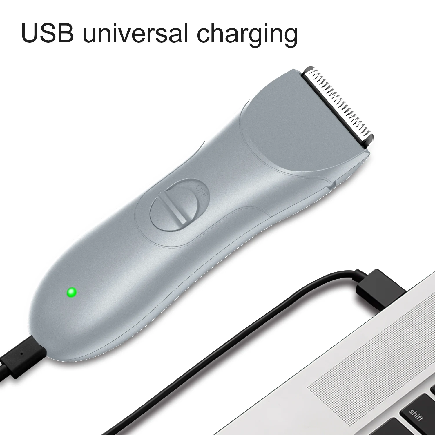 Водонепроницаемый Перезаряжаемые Hairscape триммер для стрижки Электрический USB